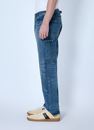 LN-CC® - Human Made: Straight Denim Pants - Blue Human Made Straight Denim Pants Blue hmd0166003