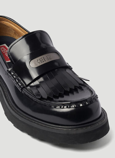 Kenzo Smile Loafers Black knz0152037