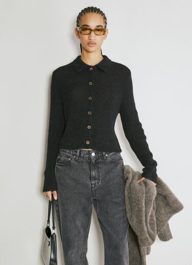 Our Legacy Mazzy Knit Cardigan Black our0254010