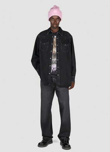 Acne Studios 图案短袖 T 恤 黑色 acn0153069