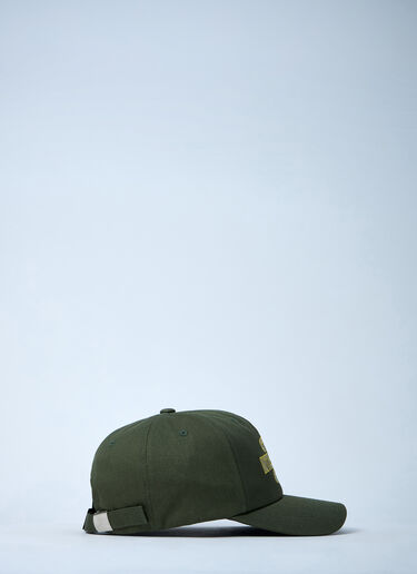 Stüssy Logo Motif Baseball Cap Olive sts0161016