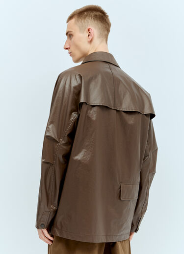 Lemaire Rain Jacket Brown lem0156002