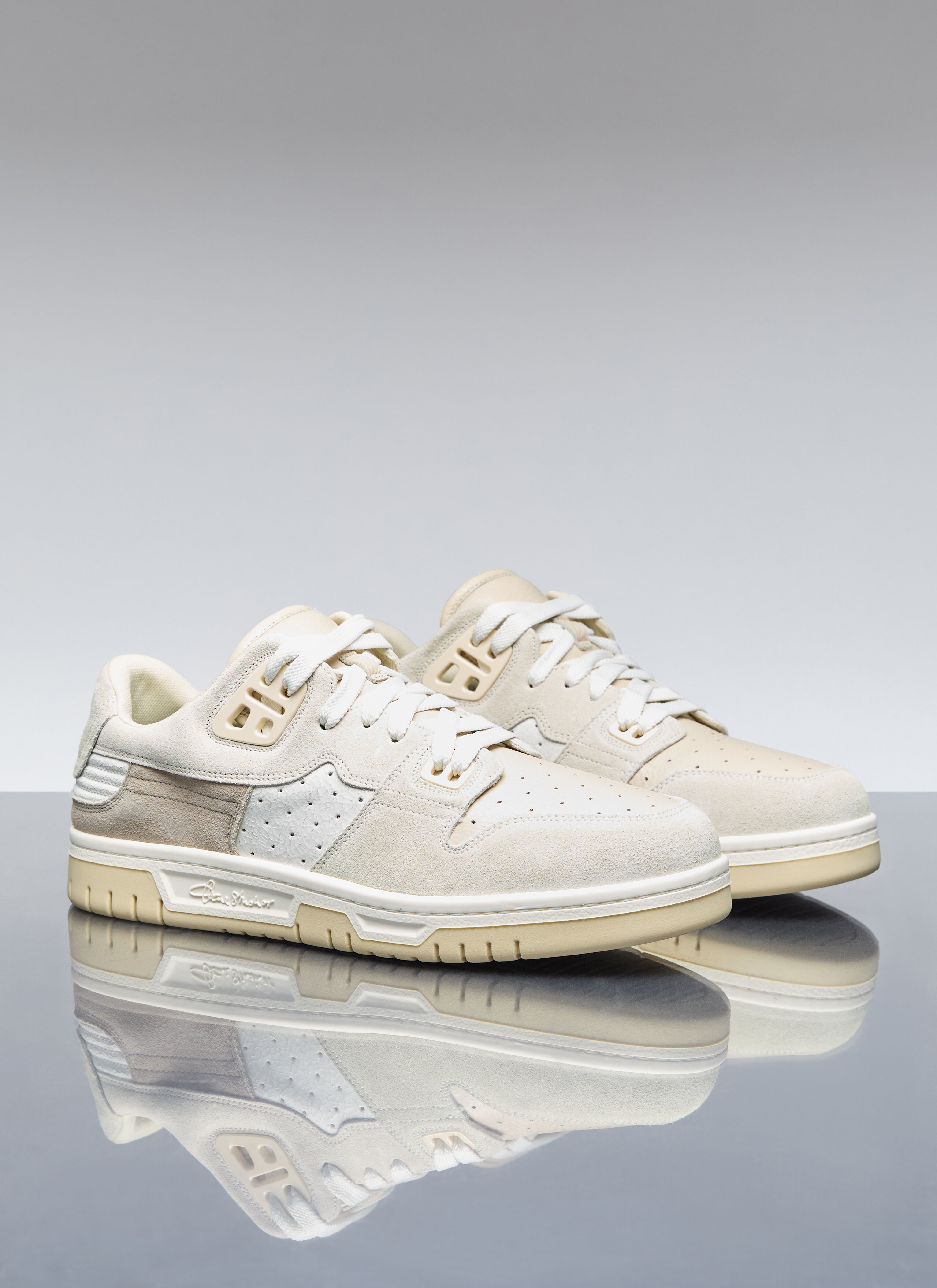 Acne Studios Men's' Leather Low Top Sneakers in White | LN-CC®