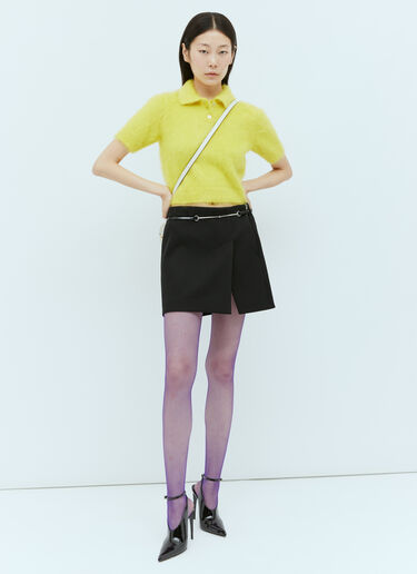 Wool Mini Skirt Gucci Wool Mini Skirt Black guc0254016