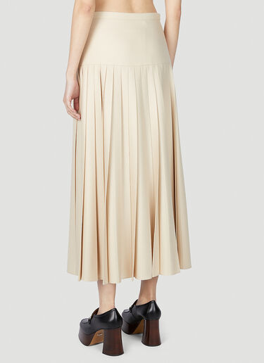 Gucci Pleated Skirt Beige guc0251172