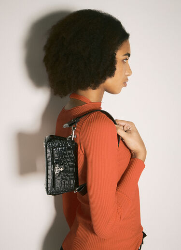 Vivienne Westwood Hazel 小号手提包 黑色 vvw0258013