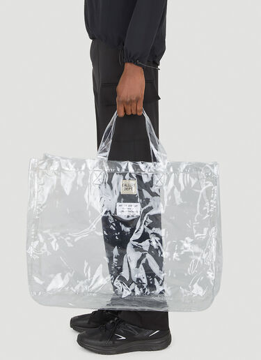 Gallery Dept. Recycle Transparent Large Tote Bag Transparent gdp0145012