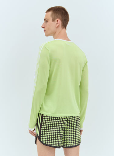 Long Sleeve Knit T-Shirt adidas by Wales Bonner Long Sleeve Knit T-Shirt Green awb0357011