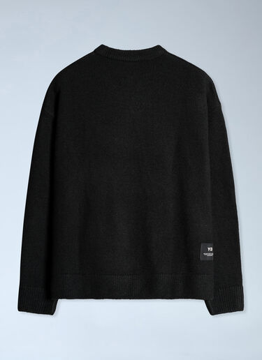 LN-CC® - Y-3 x CHITO: GFX Knitted Sweatshirt - Black Y-3 x CHITO GFX Knitted Sweatshirt Black yyy0165017