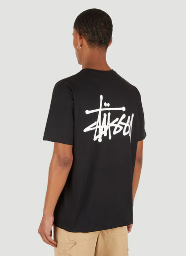 Stüssy Logo Print T-Shirt Black sts0347021
