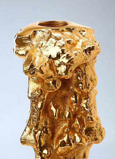 Sculpted Metal Candle Holder POLSPOTTEN Sculpted Metal Candle Holder Gold wps0692212