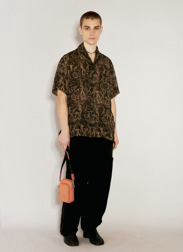 Vivienne Westwood 十字纹手机斜挎包  橙色 vvw0156016