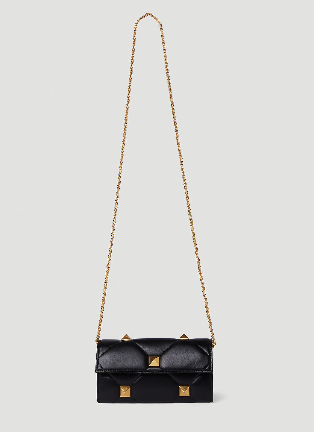 Roman chain leather best sale wallet crossbody bag