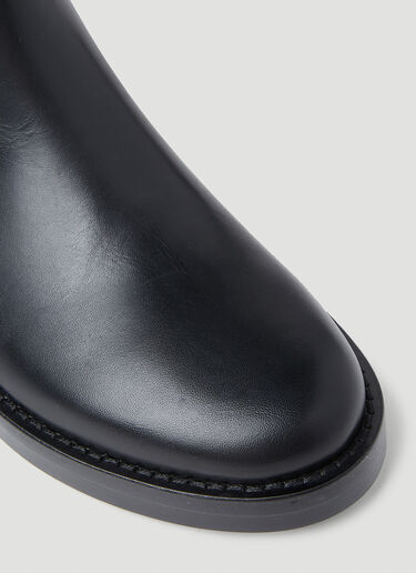 Ann Demeulemeester 라이딩 부츠 블랙 ann0252017