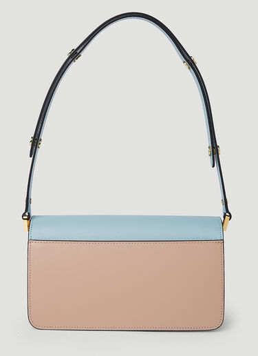 Marni Colour Block Trunk Shoulder Bag Beige mni0251045