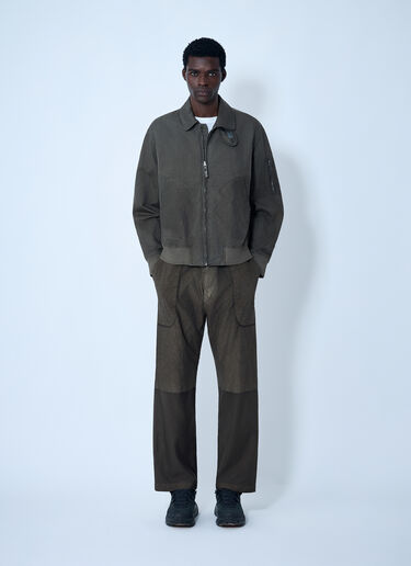Massimo Osti Studio Garmet-Dyed Pants Olive mso0162008