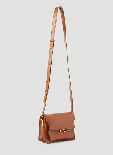 Marni Brown Mini Soft Trunk Bag