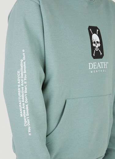 Death Hooded Sweatshirt Death Cigarettes Death Hooded Sweatshirt Green dec0146004