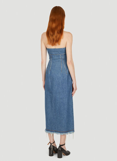 Sportmax Bustier Denim Dress Blue spx0252009