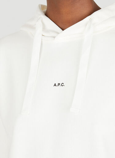 A.P.C. Christina Hooded Sweatshirt White apc0250017