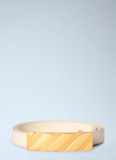 LN-CC® - Off-White: Diagonal Belt 25Mm - Yellow Off-White Diagonal Belt 25Mm Yellow ofw0264309