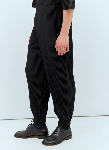 Homme Plissé Issey Miyake 준 플리츠 팬츠 블랙 hmp0157009