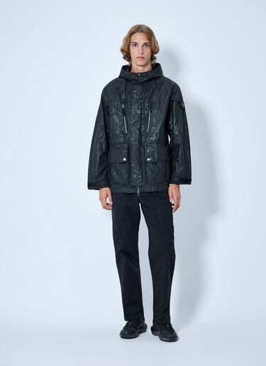 LN-CC® - Stone Island: Hooded Technical Jacket - Black Stone Island Hooded Technical Jacket Black sto0165085