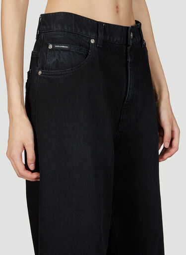 Kim Relaxed Jeans Dolce & Gabbana Kim Relaxed Jeans Black dol0252012