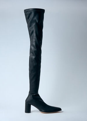 MM6 Maison Margiela Over-The-Knee Boots Black mmm0258006