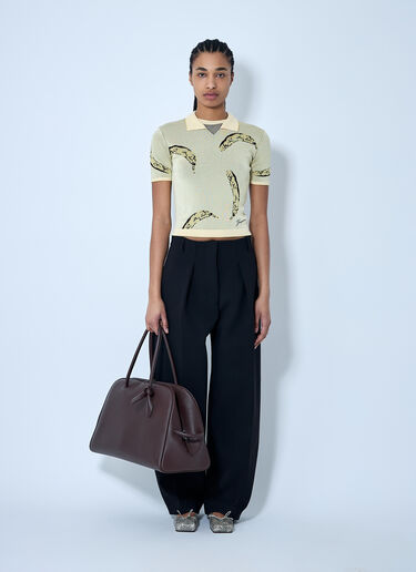Jacquemus Le Polo Marino Shirt Yellow jac0260013