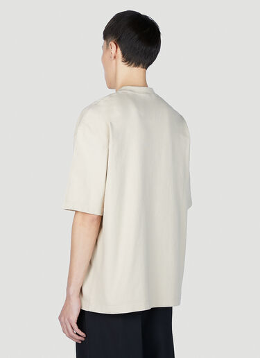 Balenciaga BB Logo T-Shirt Beige bal0151022