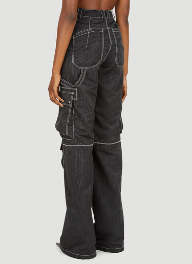 Moire Cargo Pants Marine Serre Moire Cargo Pants Black mrs0252015