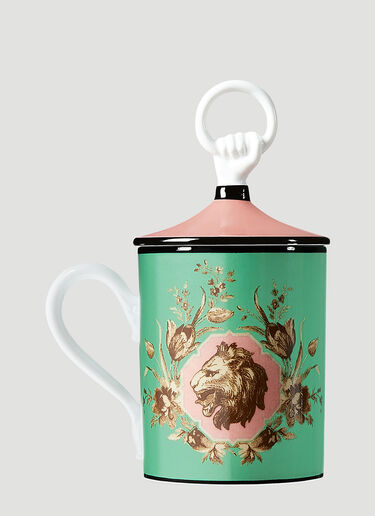 Grotesque Garden Mug Gucci Grotesque Garden Mug Green wps0638380