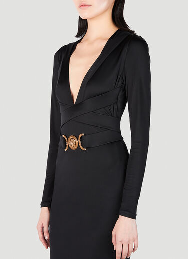 Medusa Biggie Hooded Dress Versace Medusa Biggie Hooded Dress Black vrs0251016