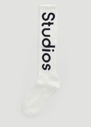 Vivienne Westwood Logo-Jacquard Socks Burgundy vvw0258002