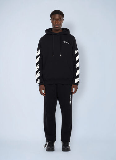 Ink Arrow Skate Hooded Sweatshirt Off-White Ink Arrow Skate Hooded Sweatshirt Black ofw0162030