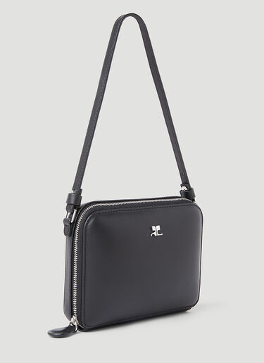 Courrèges 클라우드 가죽 숄더백 블랙 cou0253031