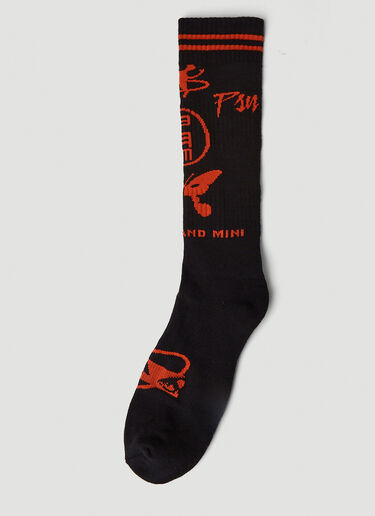 P.A.M. Logo Socks Black pam0149015