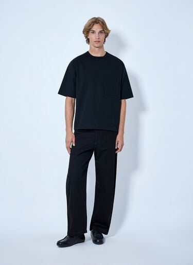 LN-CC® - Lemaire: Boxy T-Shirt - Black Lemaire Boxy T-Shirt Black lem0166015