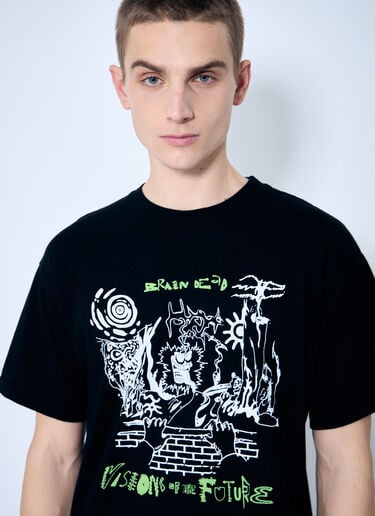 Brain Dead Visions Of The Future T-Shirt Black bra0158005