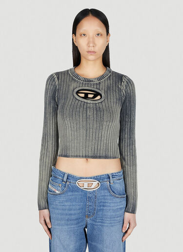 Diesel M-Arjory Knit Top Grey dsl0252028