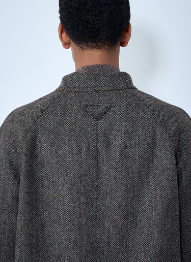 Prada Reversible Buttoned Coat Beige pra0163058