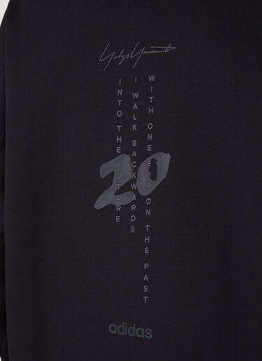Y-3 Logo Hooded Sweatshirt Black yyy0147024