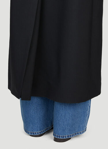 Cheval Oversized Coat The Row Cheval Oversized Coat Black row0253003