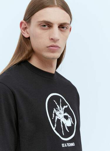 ICE & TECHNO Spider T-Shirt Black int0154003