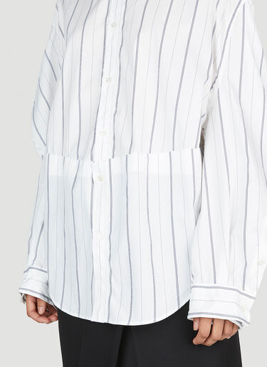 Balenciaga Twisted Sleeve Shirt White bal0253018