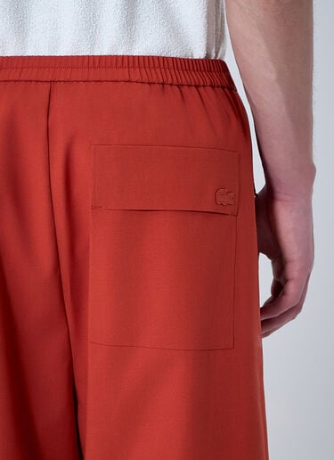 Lacoste Wide-Leg Elasticated Trousers Orange lac0164013