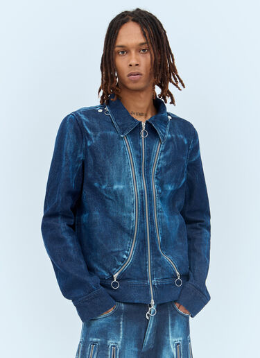 Denim Trucker Jacket Charlie Constantinou Denim Trucker Jacket Blue cco0156001