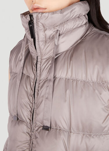 Max Mara Seivi Sleeveless Padded Coat Grey max0251048