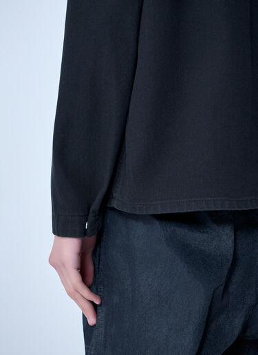 Stone Island Zip-Front Overshirt Black sto0164030